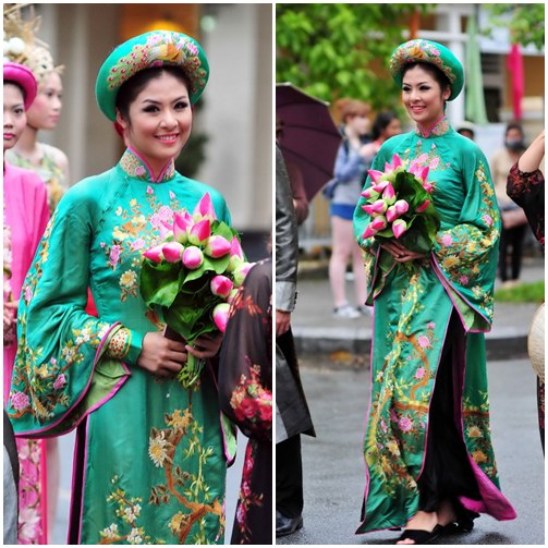 Thoi Trang Ao Dai | Diện thời trang áo dài đẹp như Sao Việt