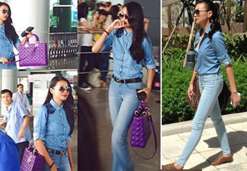dien cay denim 'dinh' nhu 3 bieu tuong thoi trang vbiz - 2