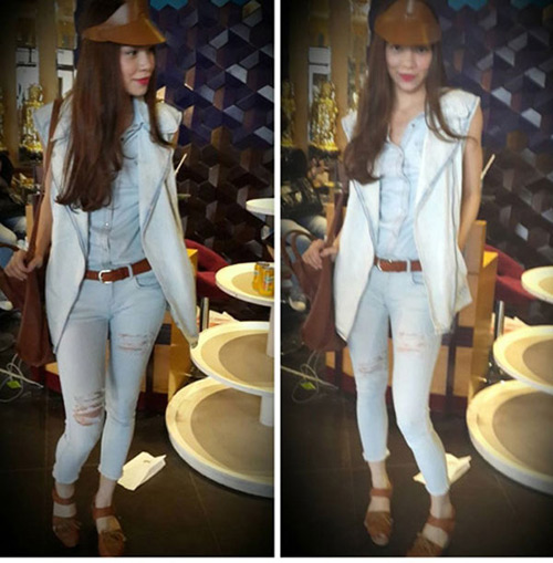 dien cay  denim 'dinh' nhu 3 bieu tuong thoi trang vbiz - 3