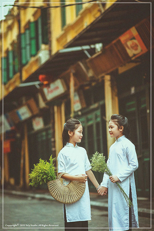 be gai ha noi dep ngot ngao trong bo anh “pho co” - 4