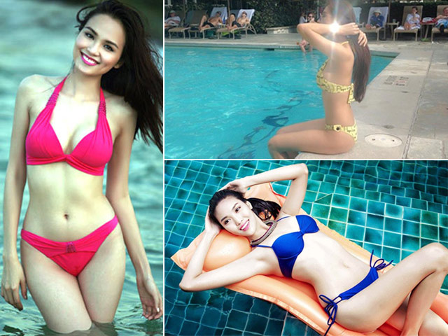 Thí sinh Miss World Vietnam khoe hình thể nóng bỏng với bikini