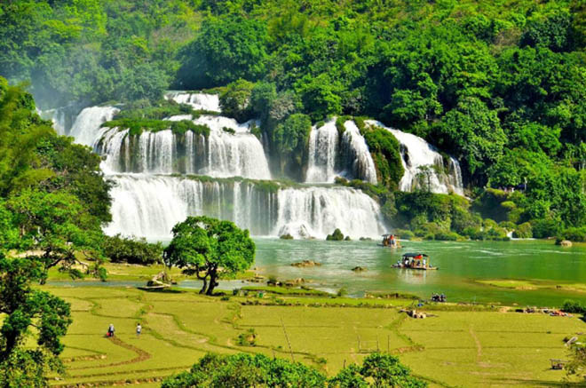 Ngắm nhìn vẻ đẹp ngây ngất của thác Bản Giốc - kỳ quan thiên nhiên tại Việt  Nam