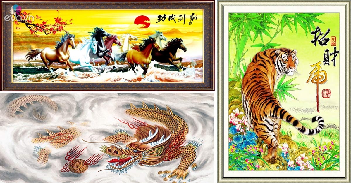 Cấm Kị Phong Thủy Khi Treo Tranh Rồng, Hổ, Ngựa Trong Nhà Tuyệt Đối Đừng  Phạm