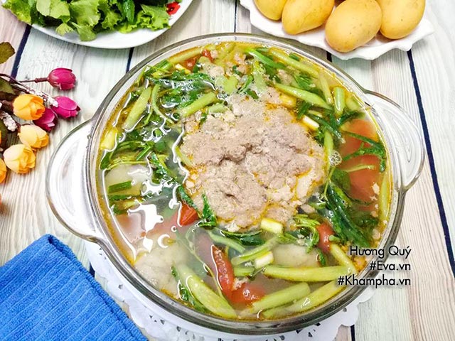 Cách nấu nướng canh cua khoai sọ rau củ rút thơm nức ngọt mọi người mến mê