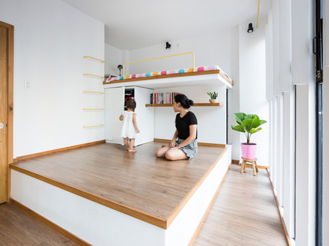 Căn nhà chỉ 18m²  của vợ chồng Việt gây bất ngờ vì thiết kế quá thông minh
