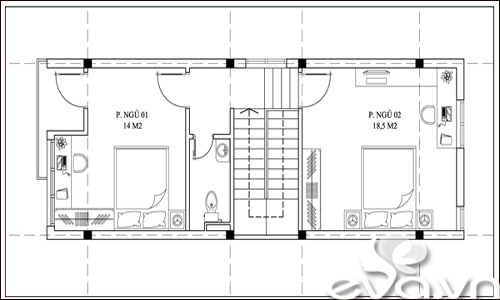 Tư vấn xây nhà đẹp 45m2 ở phố huyện - 3