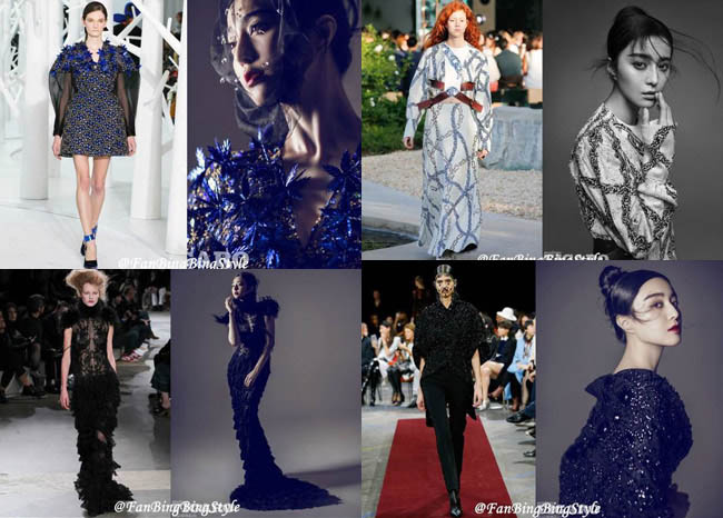 Gucci, Alexandra McQueen là những thương hiệu Phạm Băng Băng lựa chọn để lên hình.
