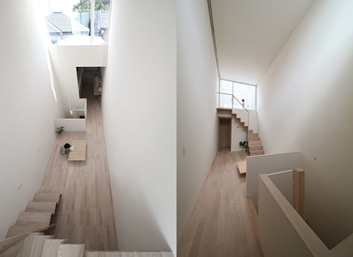Kéo giãn không gian cho nhà hẹp với chiều rộng vỏn vẹn 3 mét