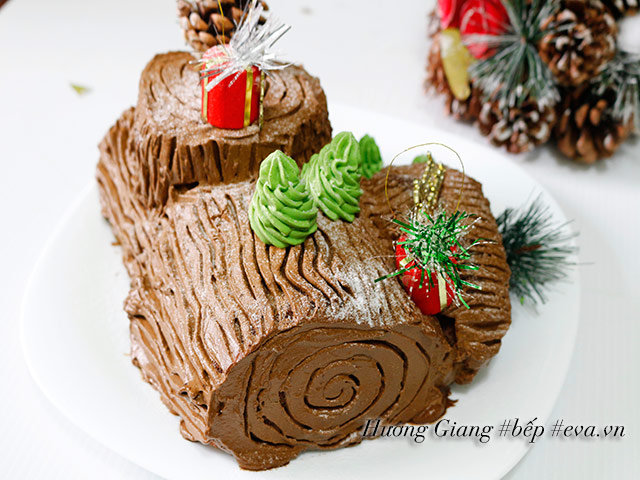 Giáng sinh thêm ngọt ngào với bánh khúc cây đẹp mắt - Cách làm ...