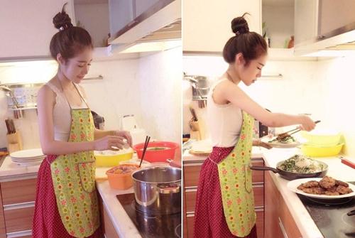 Góc bếp của 3 cô nàng nổi tiếng tưởng như không biết nấu nướng trông thế nào