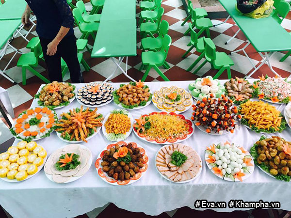 Mâm buffet Trung thu 45 món của các bé mẫu giáo Vĩnh Phúc khiến dân mạng  cũng thòm thèm