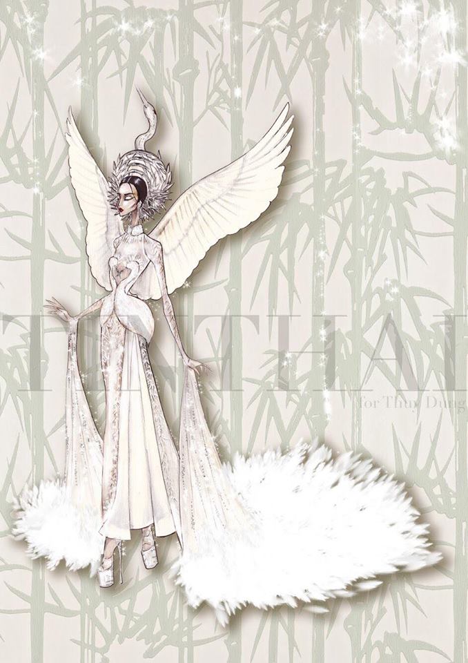 Lộ diện trang phục dân tộc của á hậu thuỳ dung tại hoa hậu quốc tế 2017 - 2